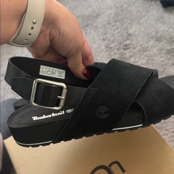 Timberland Women's Elegant Black Sandals - Picture 4 of 5